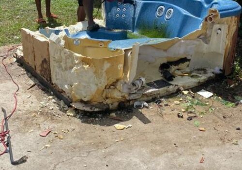 Hot Tub Removal At PGA National in Palm Beach Gardens